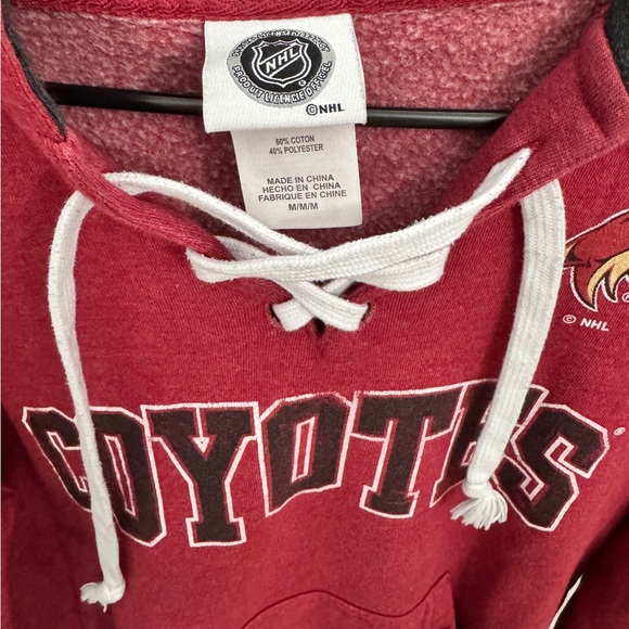 Arizona Coyotes Women’s Lace-Up Hoodie - Picture 2 of 3